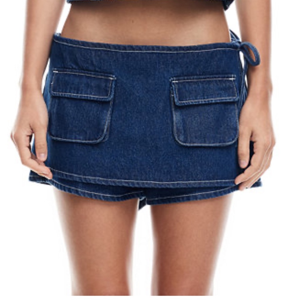 Lioness countryside denim skort